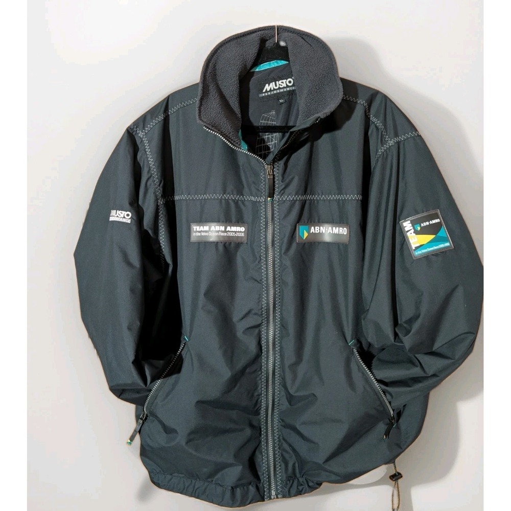 Vintage Musto Volvo Ocean Race 2005-2006 Winning Team ABN AMRO Jacket Size XL